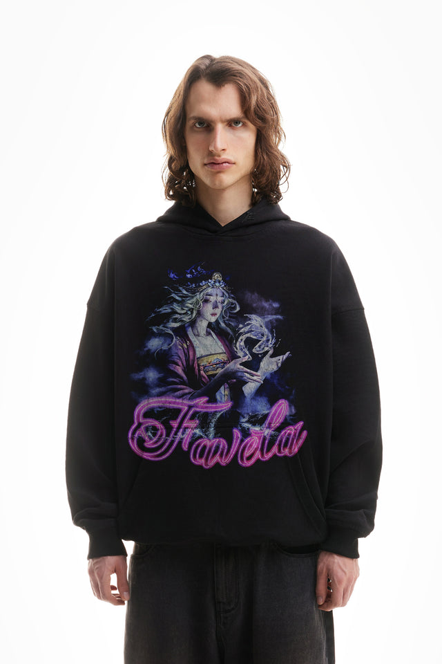 %PIECES BLACK HOODIE%