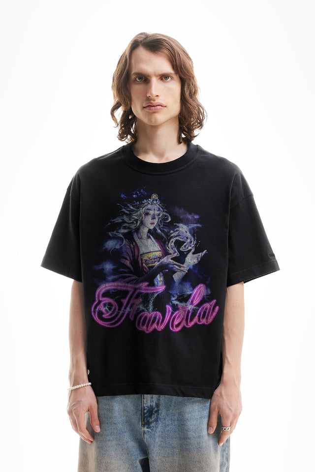 %PIECES BLACK T-SHIRT%