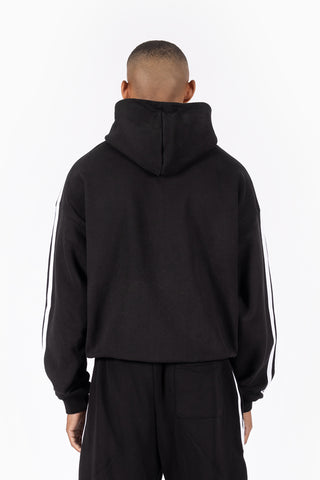 CUFF BLACK HOODIE