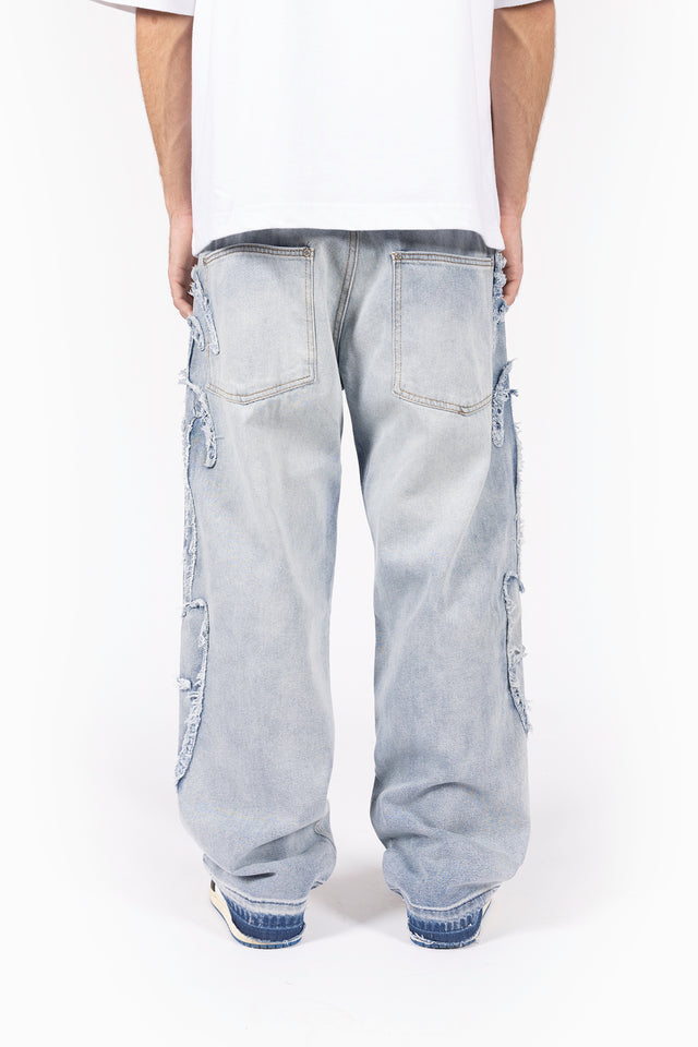 F PATCH VINTAGE BLUE DENIM