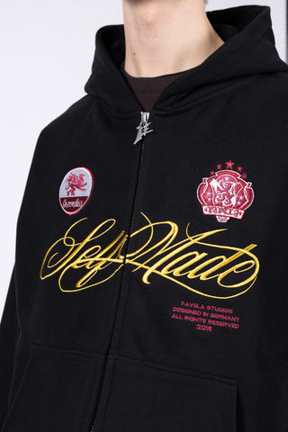 SELFMADE BLACK FRONTZIP
