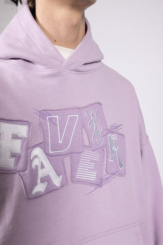 FAVELA COLLAGE ORCHID HOODIE
