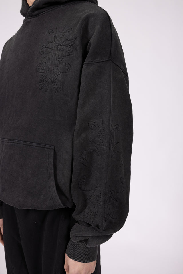 LIGHT GRAY MELANGE FRONT ZIP