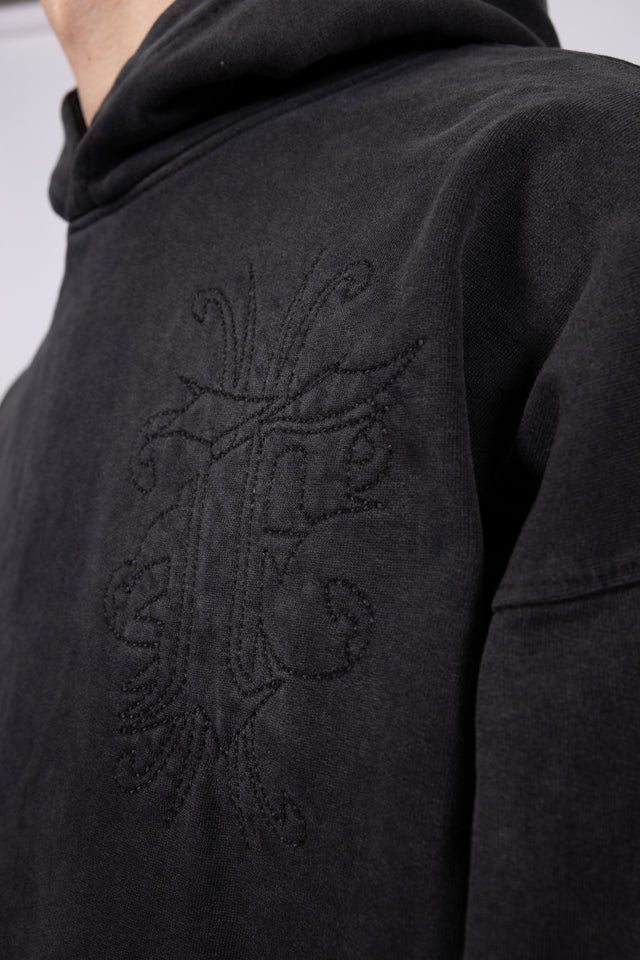 LIGHT GRAY MELANGE FRONT ZIP