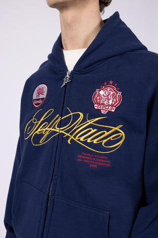 SELFMADE NAVY FRONTZIP