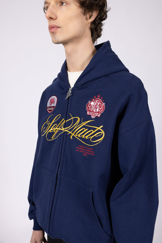 SELFMADE NAVY FRONTZIP