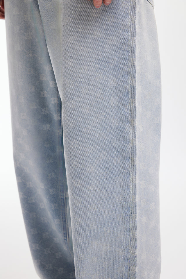 MONOGRAM LIGHT BLUE DENIM