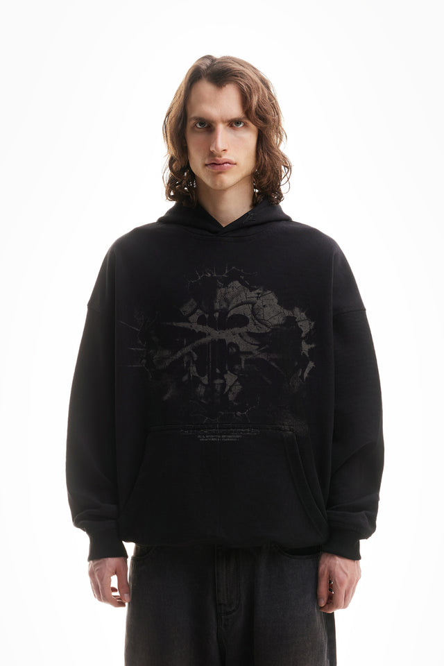 %SHINE BLACK HOODIE%