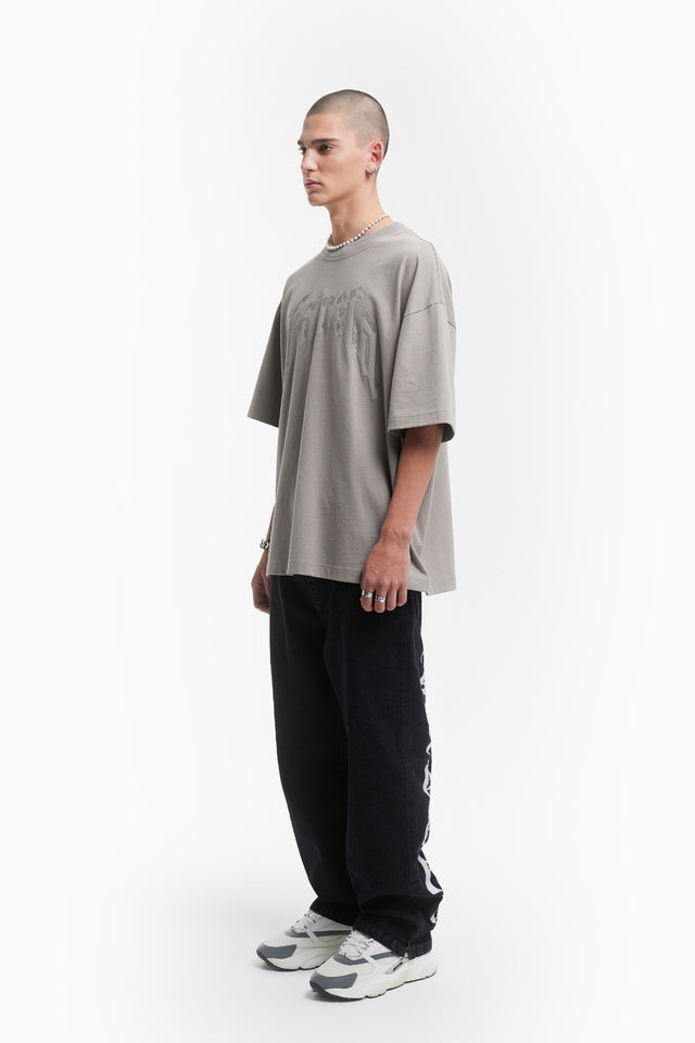 AVES RHINESTONE GRAY T-SHIRT
