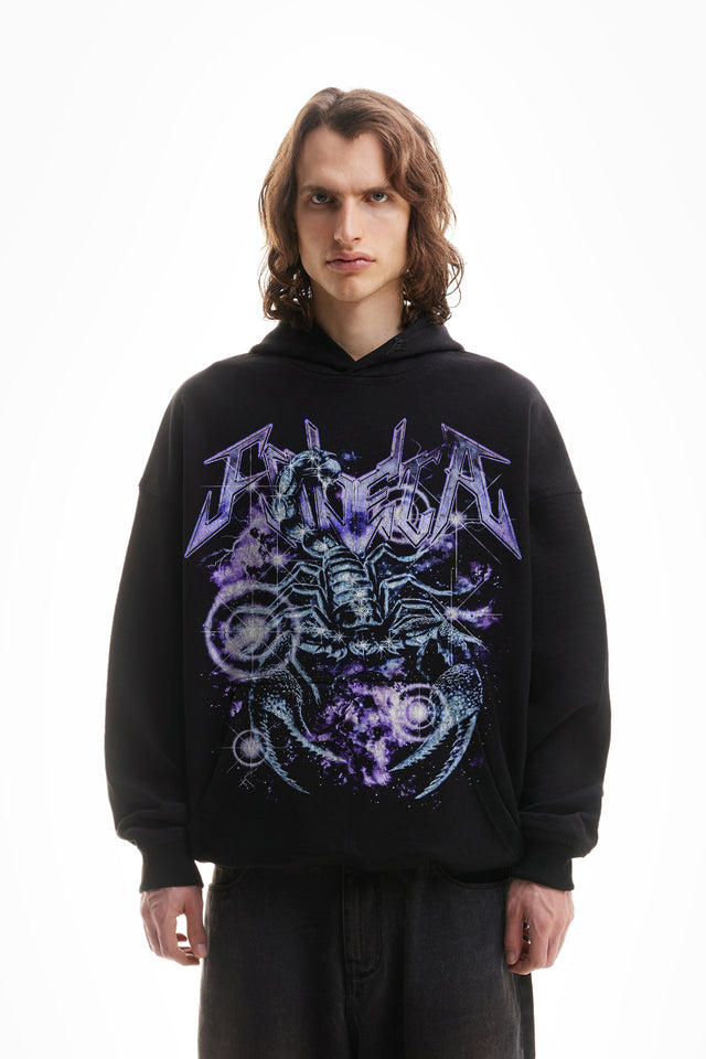 %UNIVERSE BLACK HOODIE%