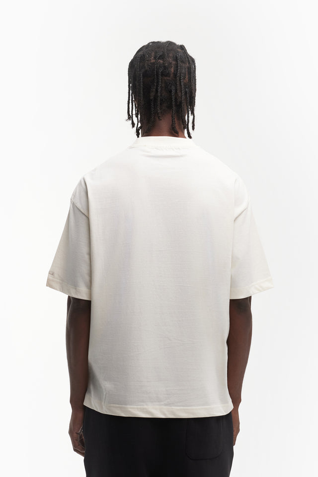 TWINS VANILLA DISTRESSED T-SHIRT