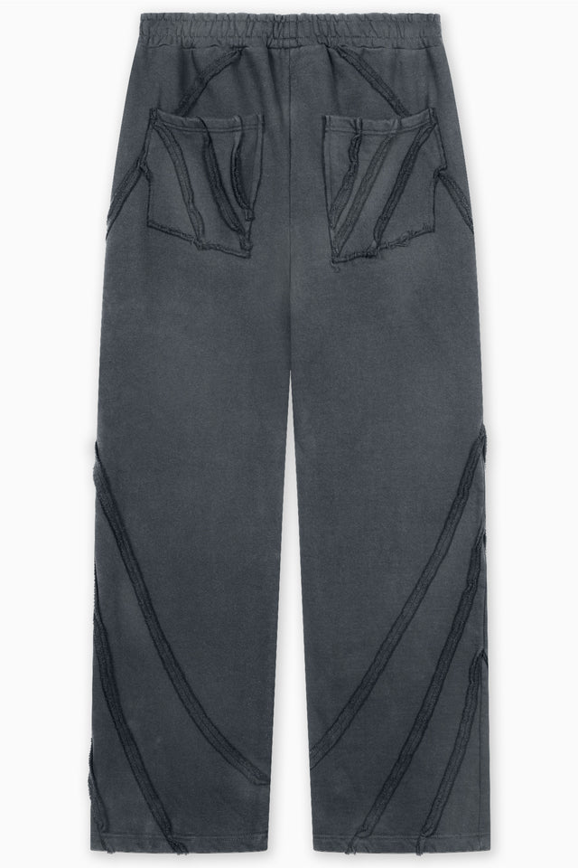 CUTLINE BLACK WASHED JOGGER