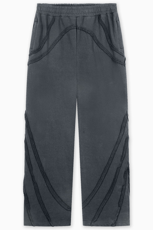 CUTLINE BLACK WASHED JOGGER