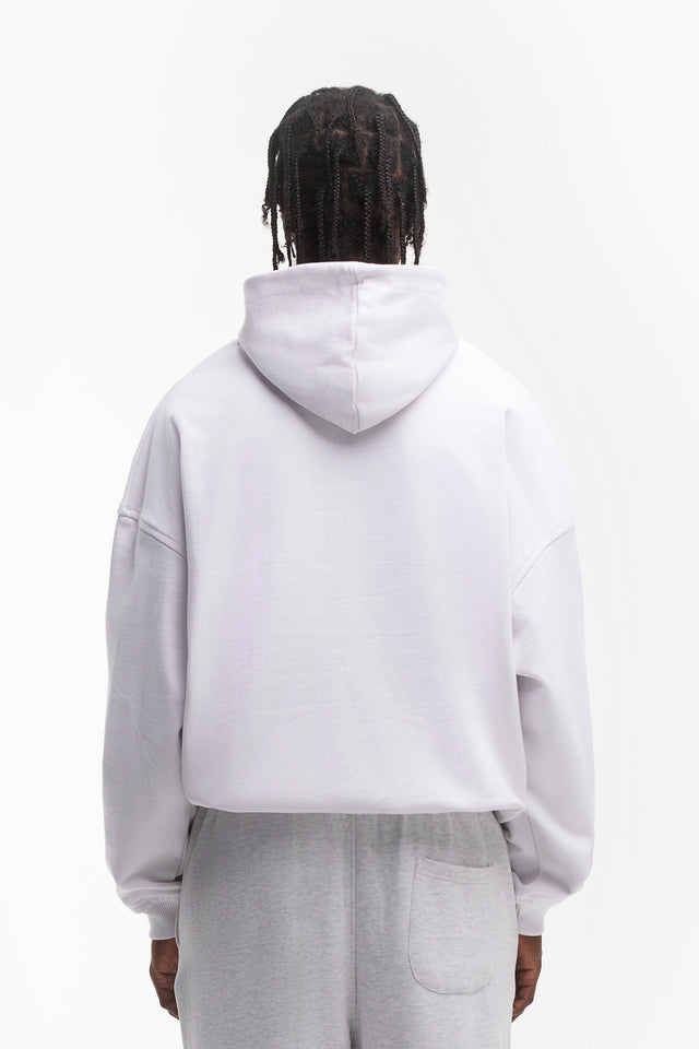 %AURA WHITE HOODIE%