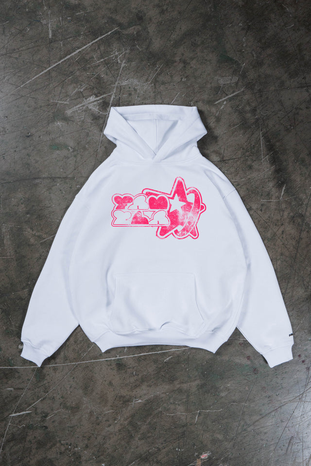 %ATOMIC WHITE HOODIE%