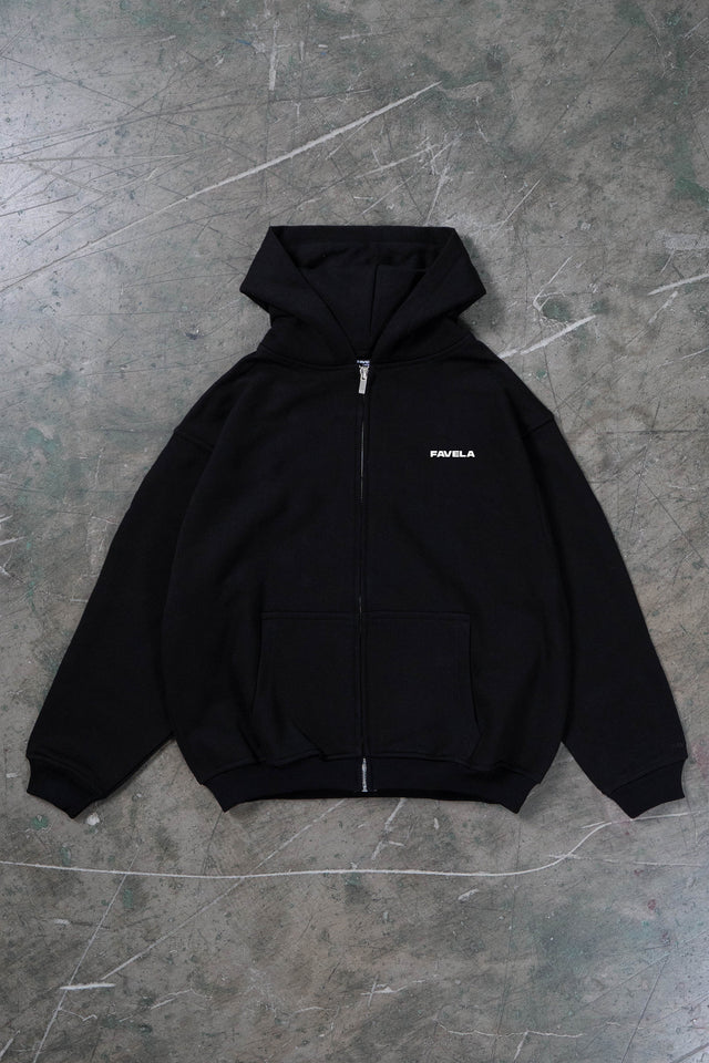 DESIGN DEPARTMENT BLACK FRONT ZIP