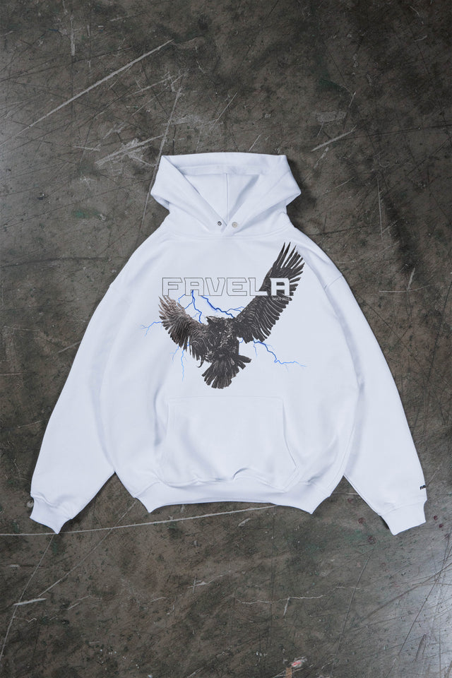 %EAGLE WHITE HOODIE%