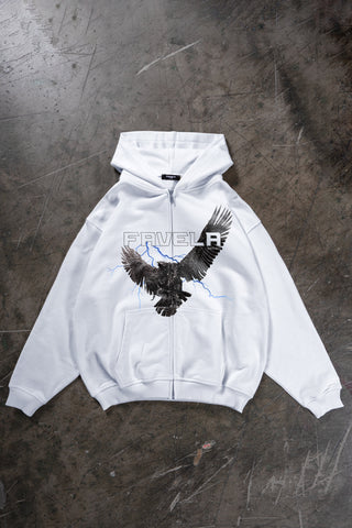 EAGLE WHITE FRONT ZIP