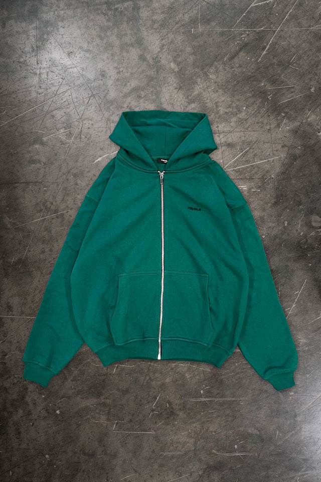 NEW LOGO FOREST GREEN FRONTZIP