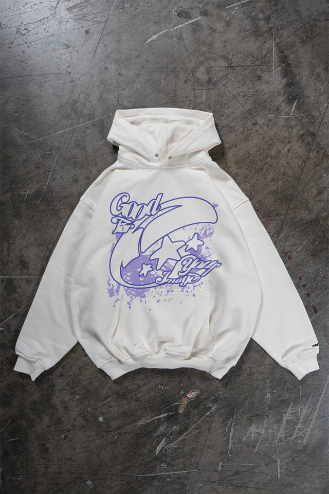 %GFYI VANILLA/OFF WHITE HOODIE%