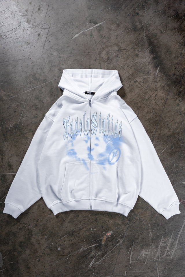 KISS WHITE FRONT ZIP