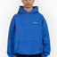Royal Blue Snap Button Hoodie with Favela Logo on the Chest