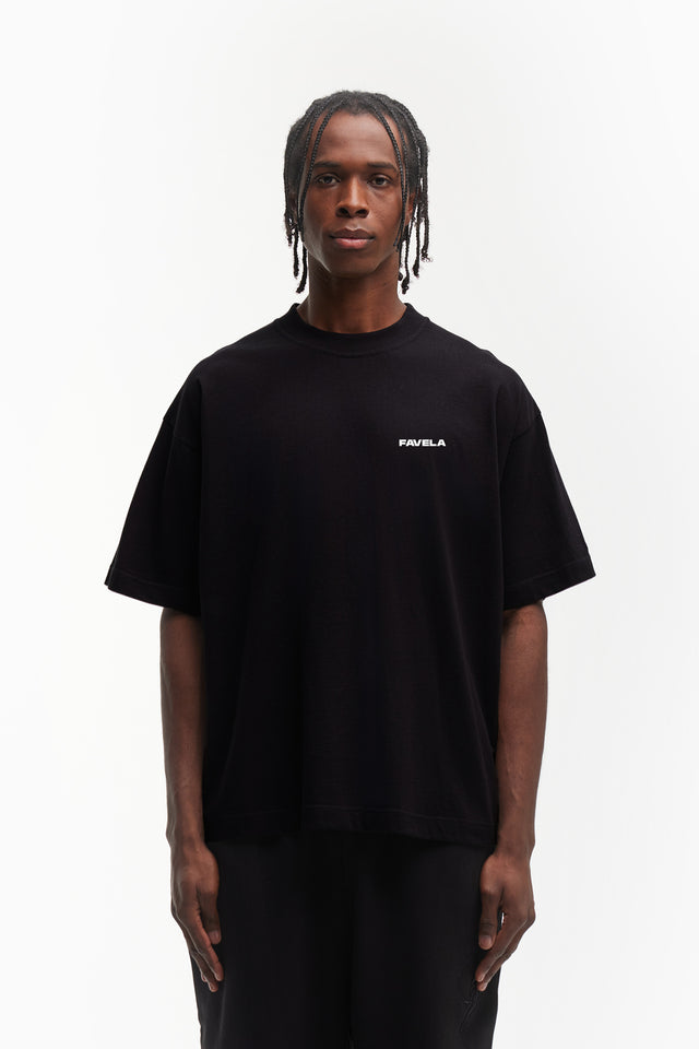 DESIGN DEPARTMENT BLACK DISTRESSED T-SHIRT