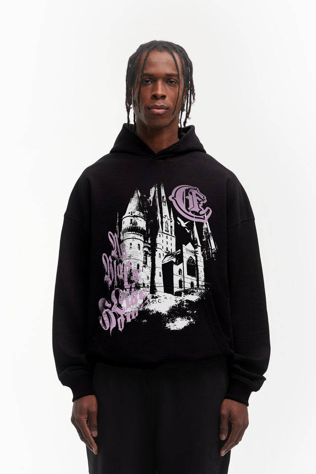 %NO PLACE LIKE HOME BLACK HOODIE%