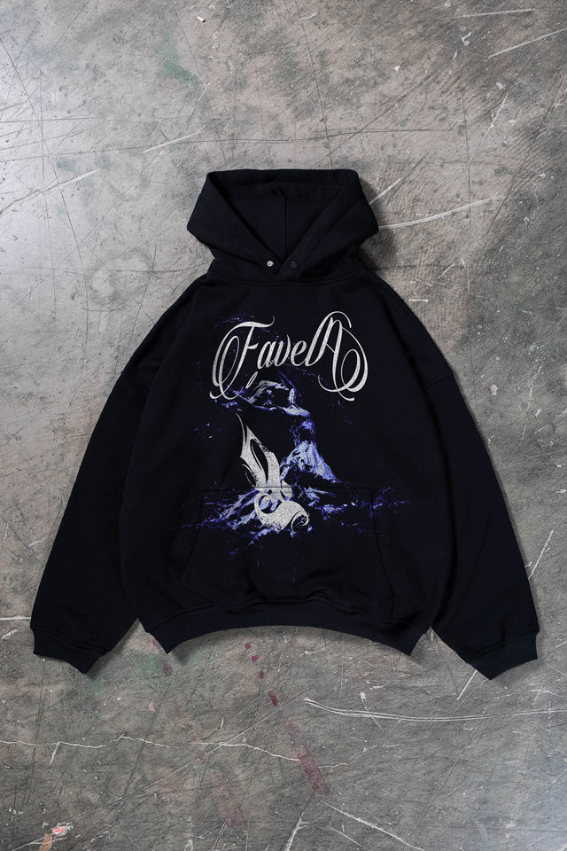 %NYMPH BLACK HOODIE%
