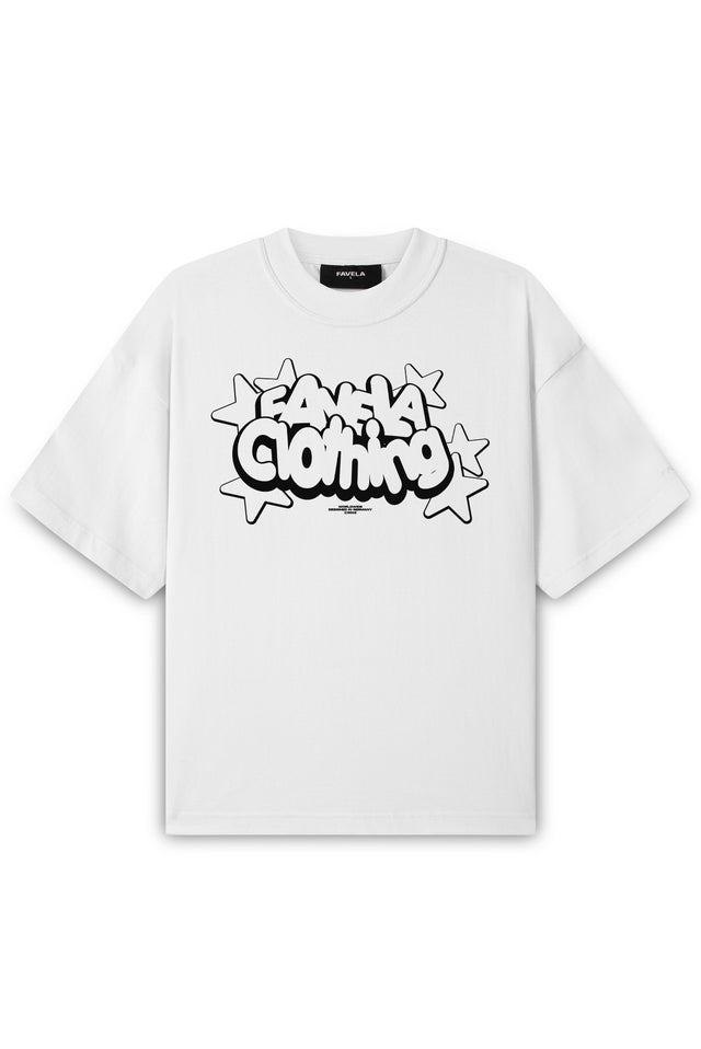 %ROUNDED WHITE T-SHIRT%