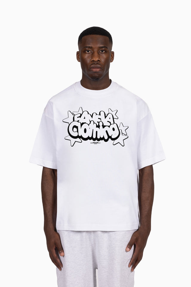 %ROUNDED WHITE T-SHIRT%