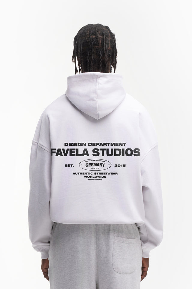 DESIGN DEPARTMENT WHITE HOODIE