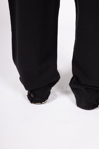 HEAVY BAGGY BLACK JOGGER