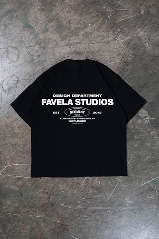 DESIGN DEPARTMENT BLACK DISTRESSED T-SHIRT