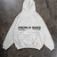 Vanilla off White Hoodie by Favela Clothing with Backprint