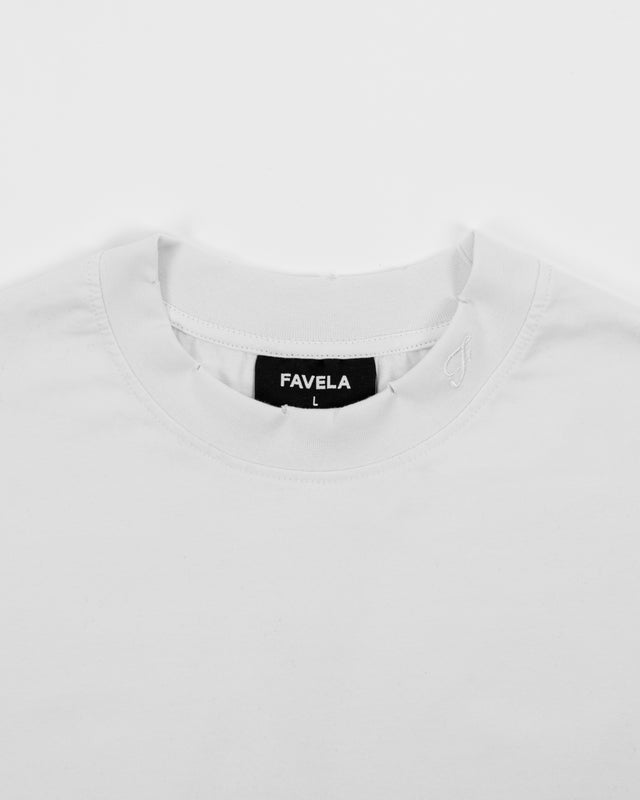 FAVELA STUDIOS CHROME HEART DISTRESSED T-SHIRT