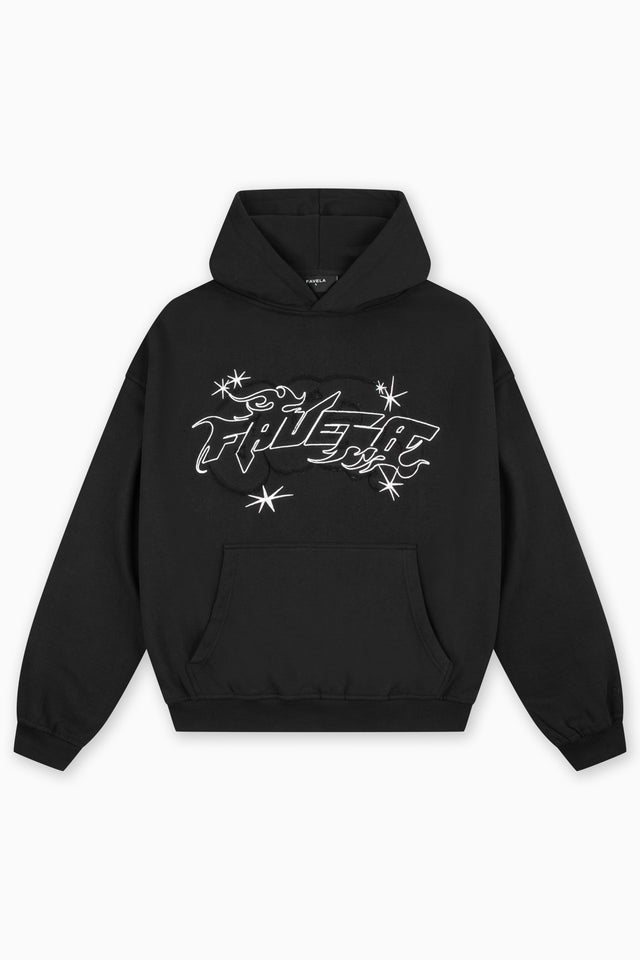 LAYER PATCH BLACK HOODIE