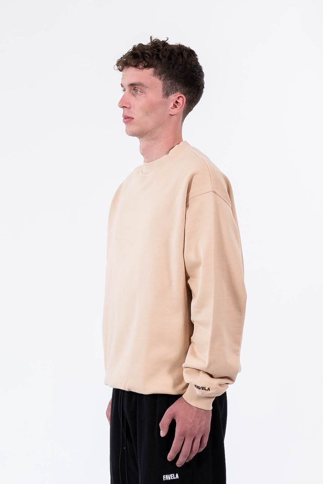 BEIGE CREWNECK