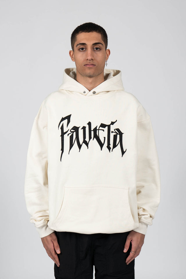 BOLT FLEECE VANILLA HOODIE