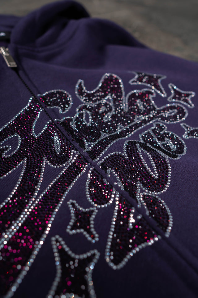 RHINESTONE 2015 NIGHTSHADE FRONTZIP