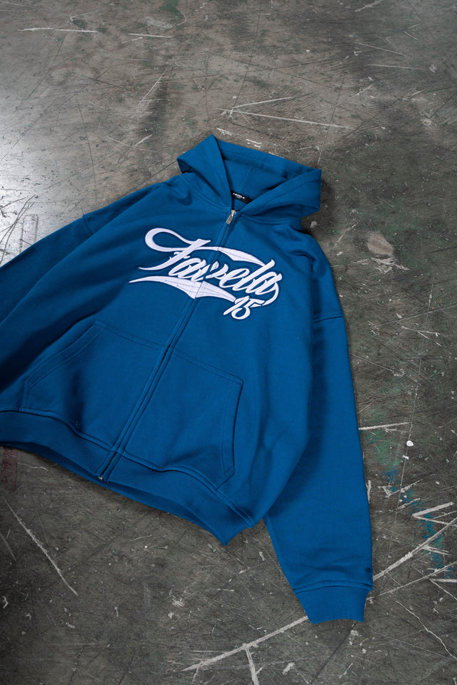 NEW 3D COLLEGE NAVY FRONT ZIP