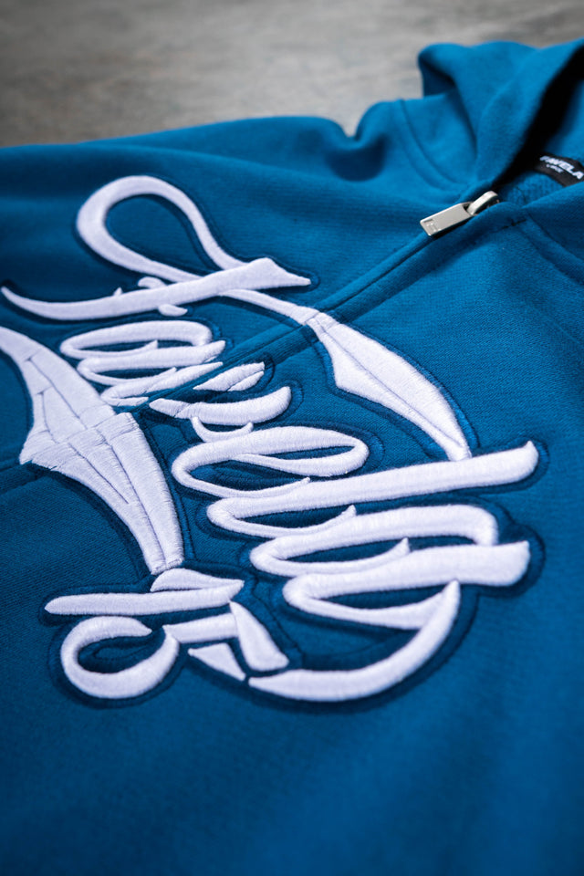 NEW 3D COLLEGE NAVY FRONT ZIP