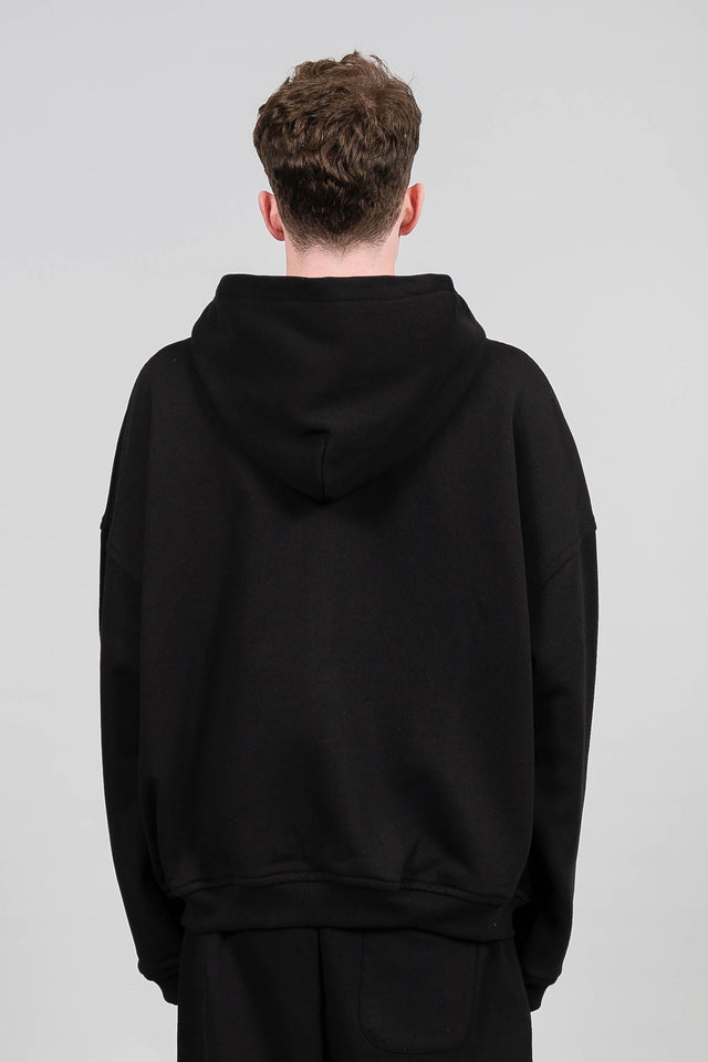 BLACK RUSSIAN GRAFITTI FRONT ZIP