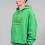 Favela Clothing Model wears the Apple Green Zip Hoodie