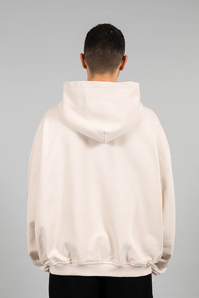 OATMEAL RUSSIAN GRAFITTI FRONT ZIP