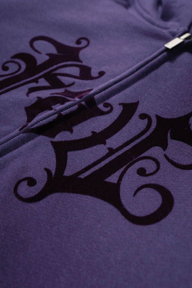 VELOR NIGHTSHADE FRONT ZIP