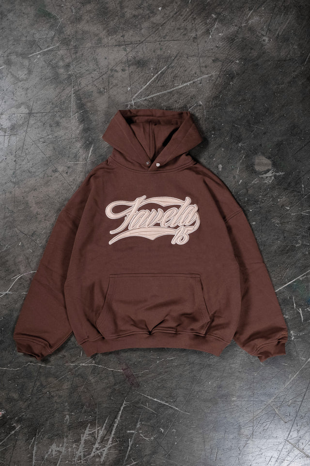 NEW 3D COLLEGE COFFEE SNAP BUTTON HOODIE