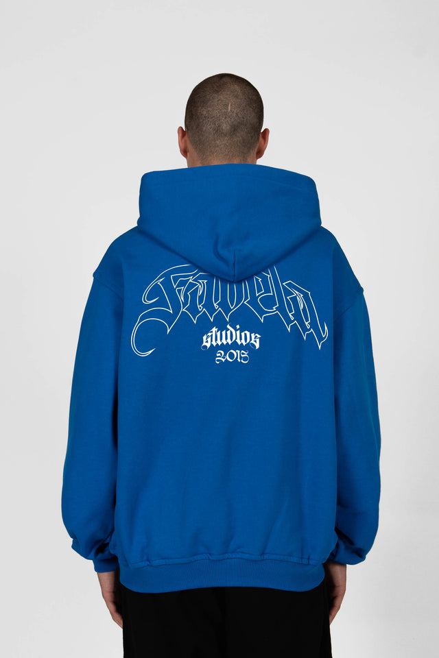 OUTLINE ROYAL BLUE FRONT ZIP