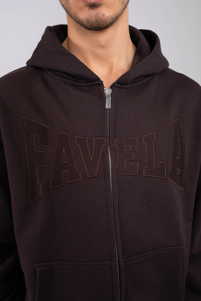 SCHOOL CHOCOLATE FRONTZIP