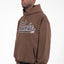 3D College Coffe Brown Snap Button Hoodie by Favela Clothing